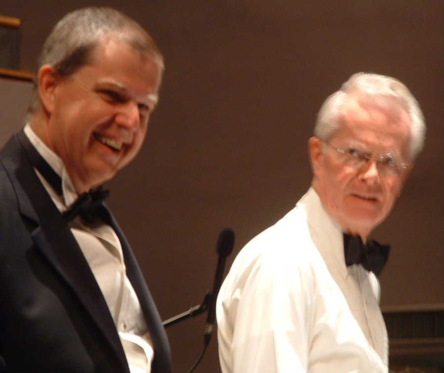 Geo. Sullivan, Director, Symphonic Band of the Palm Beaches & Commander Beck - May 2007